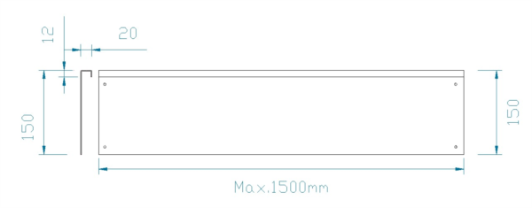 Kick Plate Dimensions